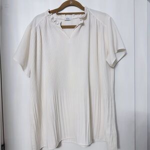a.v.v- Women's pleated flutter sleeve Tunic Top Cool Touch UV Cut M from Japan